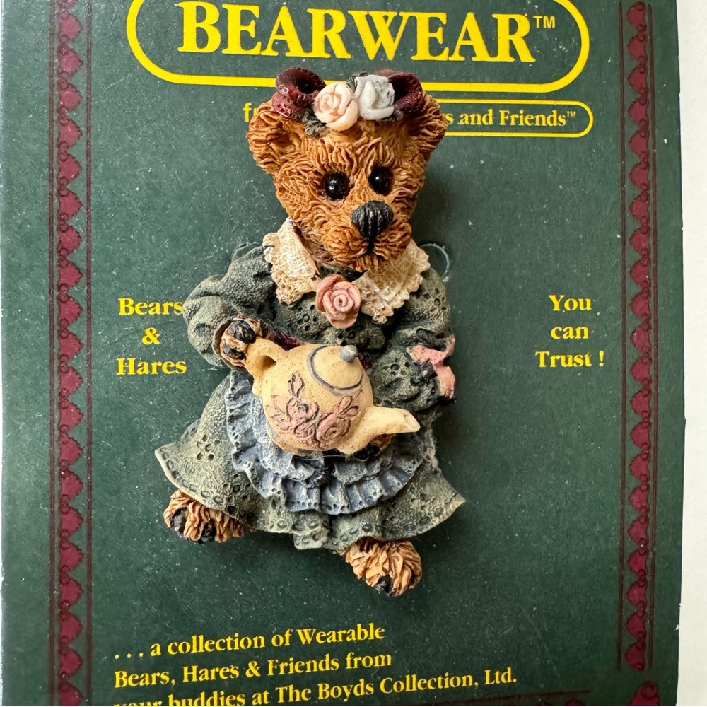 Bearwear Boyd’s Bears and Friends Brooch Pin Accessory